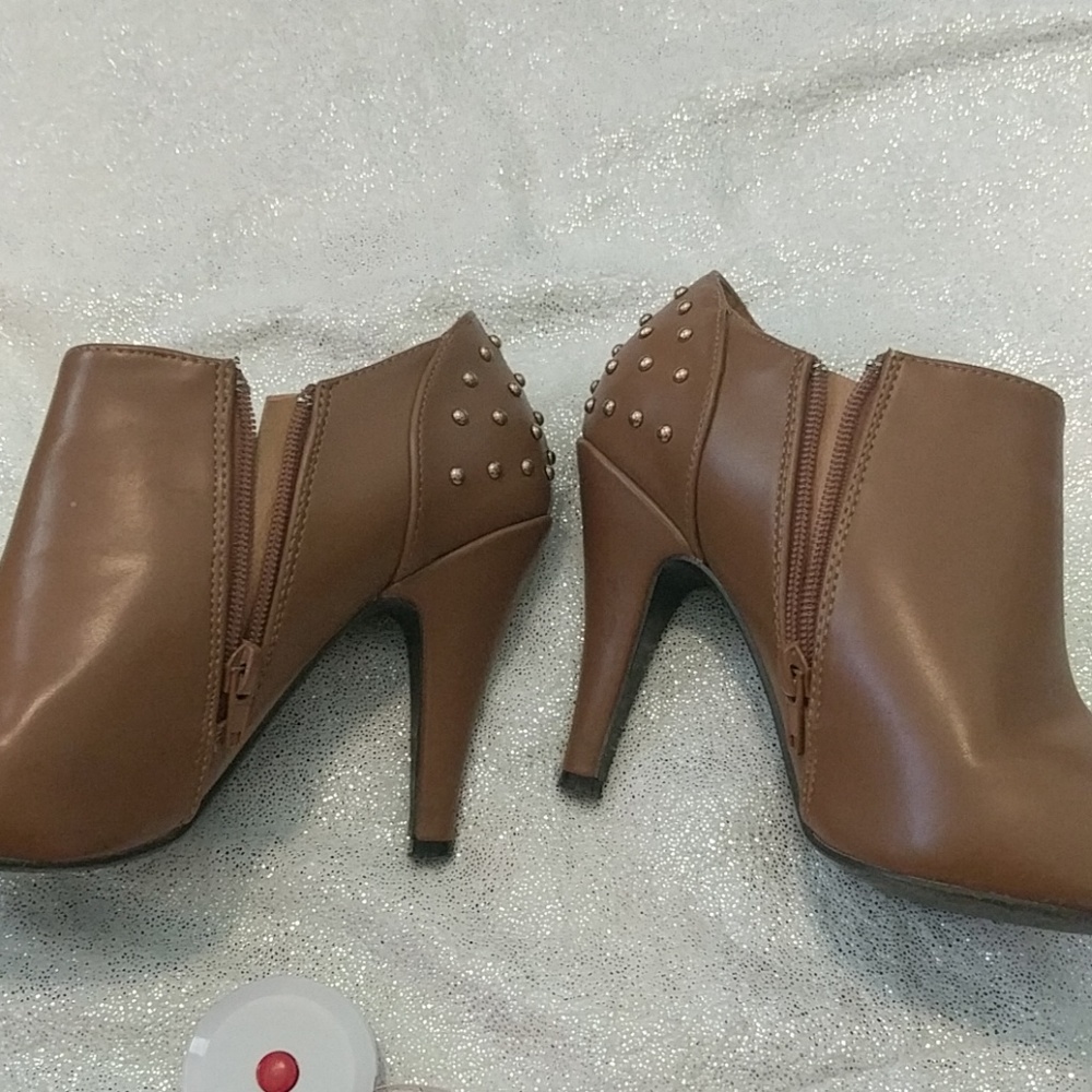 Brown booties